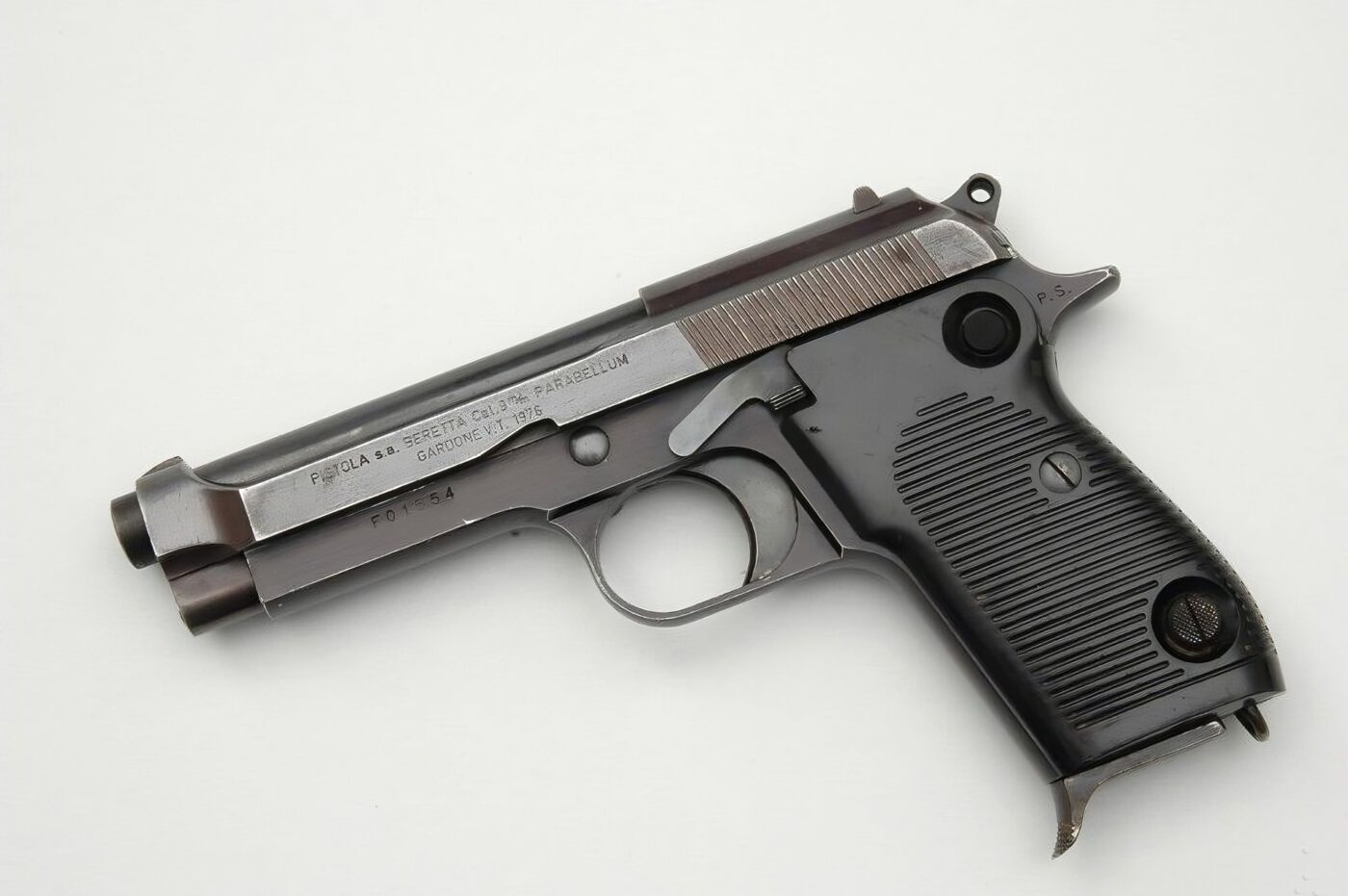 Beretta Model 1951 9mm 1976 mfg. w/Full Police Rig 951 Brigadier NO RES ...