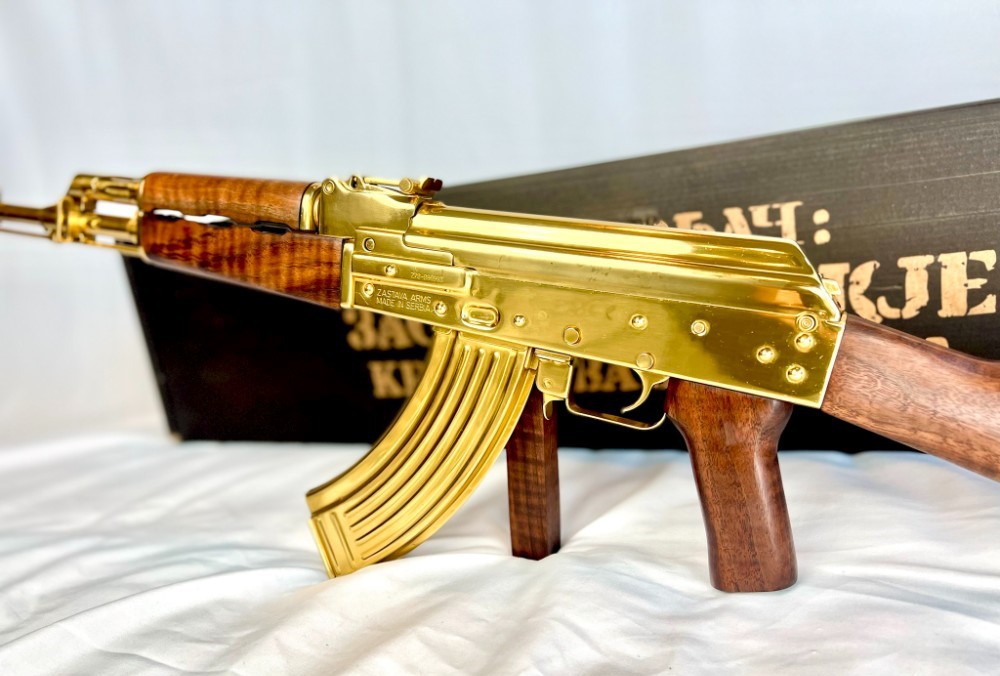 GOLD Zastava Arms ZPAP M70 AK47 Rifle (AK-47) – Bullhead – Rifles | Gun ...