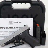 Glock Model 48 Compact 9mm 4.17” S.Auto Pistol – Black Polymer Grip  GOOD CONDITION! INCLUDES: 1 x M