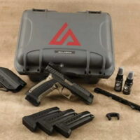 RARE! Czech Laugo Arms ALIEN Low Bore Axis 9mm Semi-Auto Pistol Full Kit