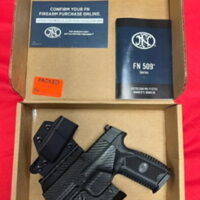 FN USA 509 9mm pistol with T-tex holster