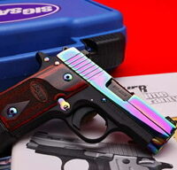 Sig Sauer P238 .380acp Factory Rainbow Finish in case Collector!