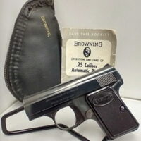 1967 Browning Baby Automatic .25ACP 2" Made In Belgium VERY NICE