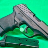 Ruger EC9S 9mm Semi Auto Pistol 2-7rd Mags w/Hogue Grip EC9 S