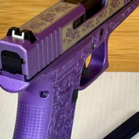 Glock 43x Purple Glocks and Roses