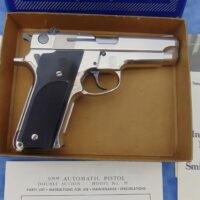 SMITH & WESSON MODEL 59 4" NICKEL 9MM 1981