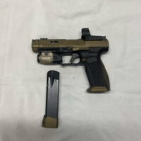 Canik TTI Combat 9mm w/ Streamlight TLR-7x Flashlight and Red Dot Sight