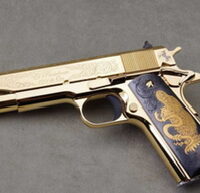 Colt 38 Super El Presidente de Oro Engraved Gold One of 500 NIB