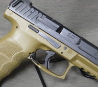 H&K VP9 9mm Pistol Desert Tan Threaded Barrel 15+1