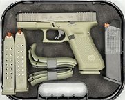 GLOCK 45 Gen 5 Battlefield Green 9mm 4.02