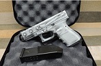 Glock G19 Gen 3 Battleship Gray Distressed Flag
