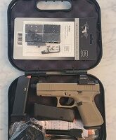 Glock 19 Gen 5 MOS Holosun 507C Threaded Barrel Performance Trigger FDE